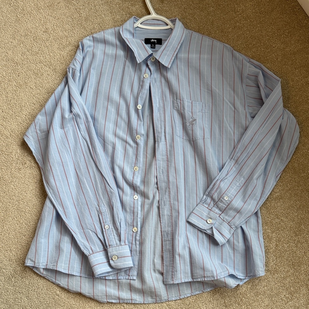 Men's Stussy button up shirt
